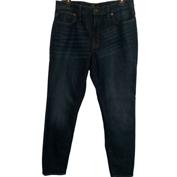 J.Crew Jeans NWT Women's Size 30 High Rise Skinny Stretch Medium Wash - Picture 1 of 8